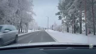 Driving in Finland - Lumijoki-Liminka, 6.1.2025