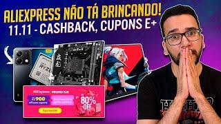 MACETOU! Preparem-se para O MAIOR Evento do AliExpress - 11 do 11 com Cupons, Cashback E Google Pay!