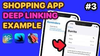 NavigationStack - iOS Deep Linking Example In iOS Shopping App 