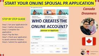 Spousal PR Application Online | Complete Guide | How to Start Your PR Application and Submit Online