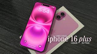 iPhone 16 Plus (128GB in Pink) Unboxing 2025 | Geniel Nifuji