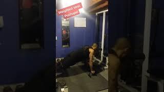 Weighted Vest Pushups!! (30lb Weighted Vest)