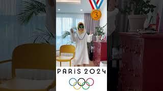 메달 별 리액션 #funny #paris2024