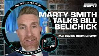 Marty Smith LIVE from Bill Belichick’s UNC presser  | The Pat McAfee Show