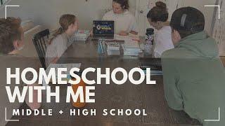 HOMESCHOOL WITH ME||MIDDLE AND HIGH SCHOOL||A LOOK AT OUR HISTORY NOTEBOOKS