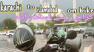 karachi to khunjrab pass on bike my suzuki gs150  ep 1 karachi to islamabad by road