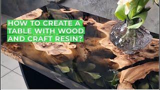 How to Create a Wooden Table with Craft Resin