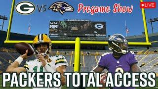 LIVE Green Bay Packers vs Baltimore Ravens Pregame Show | Packers Total Access | NFL News