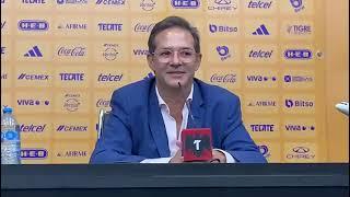 Antonio Sancho agradece y se quiebra en su despedida en Tigres