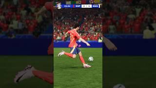 Spain vs England EURO2024 Final highlights but in FC24  #eafc #eafc24 #fc24 #fut #football #shorts