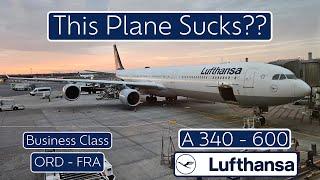 Flying on The Plane of my Childhood! | Lufthansa A340-600 Business Class | ORD - FRA