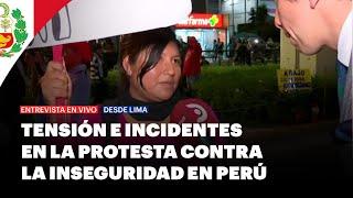 DNews directo desde la manifestación en Perú