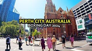 Perth Australia, Walking Tour Perth CBD on Boxing Day (26.12.2024)