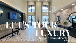 Touring Luxury Apartments and Houses in Houston, Batch Creating Content BTS | Houston Vlog