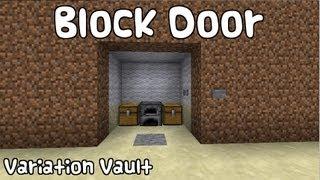 Minecraft Bukkit Plugin - Block Door - Secret doors with any block!