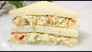 চিকেন স্যান্ডউইচ রেসিপি ২ ভাবে তৈরি || Chicken Sandwich Recipe 2 Ways