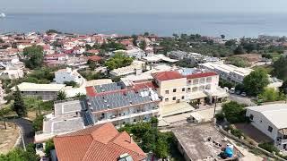 Aerial footage reveals Captain's Hotel in Zakynthos