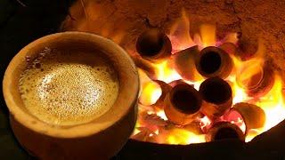 TANDOORI CHAI | HOT LAVA TEA | Street Food of Multan Pakistan | Koyla Chai | at Chai Mawaali