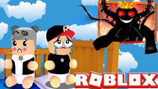 Canavarlı Eve Yatmaya Gittik !! - Roblox The Sleepover Experience