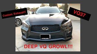 INFINITI Q50 3.7 New Exhaust Set Up | Speed Culture Studios Custom Exhaust w/Sound Clips!!