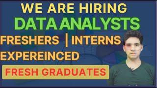 Data Analyst Jobs 2024 | Data Analyst Job for Freshers | Data Analyst Salary | Remote Jobs Dec '24