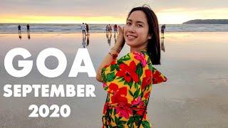 Goa Vlog - September 2020 | Weekend In Goa, India | Sunset Point Miramar Beach