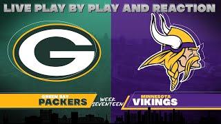 Packers vs Vikings Live Play by Play & Reaction