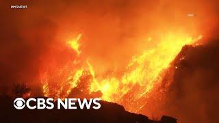 Malibu's Franklin Fire rages, Mangione extradition stalled, more | CBS News 24/7