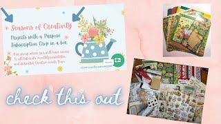 Seasons of Creativity Subscription Box REVEAL | Country Craft Creations