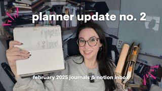 Planner Update No. 2 | Feb. 2025 Journals & Notion