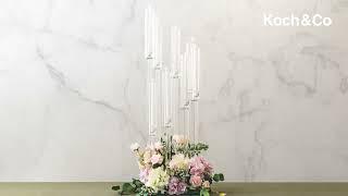 Check out our Acrylic Spiral Candelabra with 8 Glass Candle Holders