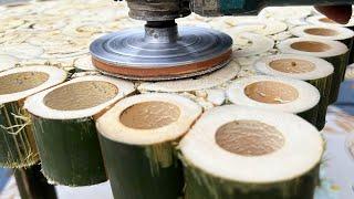 SO MAGICAL !! Turn Crushed Pieces of Bamboo Into an Extraordinary Artistic Masterpiece || Expert DIY