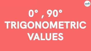 What are the Values of the Trigonometric Functions for the 0 and 90 Degree Angles? || #InfinityLearn