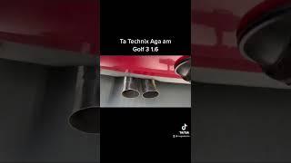 VW Golf 3 Sportauspuff Sound #tatechnix #tuning #golftuning #magnafarina