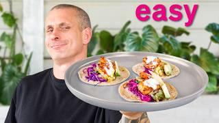 Cooking Challenge - Fresh Grilled Prawn (Shrimp) Tacos + Salsa In 30 Minutes