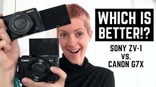 Best Vlogging Camera!?   Sony ZV1 vs. Canon G7X Mark ii - Mic + Video Comparison!