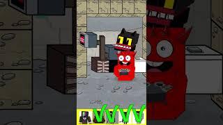 Cartoon Cat Vs Siren Head . Minecraft Mob Match 2 : Sprunki Incredibox