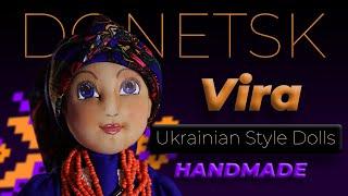 DIY Handmade Doll In Traditional Ukrainian National Clothes Donetsk