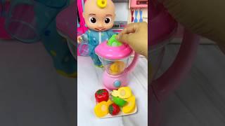 Satisfying With Unboxing Miniature Kitchen Set Toys, Blender Fruit ASMR Videos