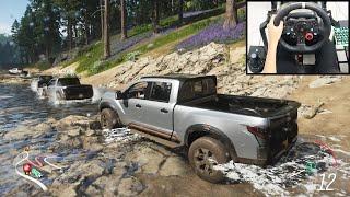 Nissan Titan Truck - Forza Horizon 4 Online | Logitech g29 gameplay