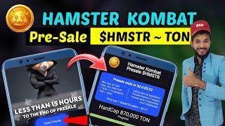 Hamster Kombat Pre-sale token value | Hamster Kombat presale $HMSTR | Hamster withdrawal token coins