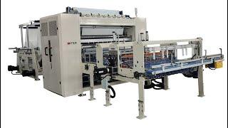 Automatic transferring facial tissue paper making machine