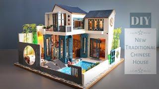 DIY Miniature dollhouse kit 2021 | New Traditional Chinese house | 미니어처하우스