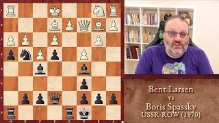 5 Minutes with GM Ben Finegold: Larsen vs Spassky, USSR ROW (1970)