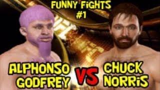 UFC Undisputed 3: Funny Fights #1 - Alphonso Godfrey Vs Chuck Norris!