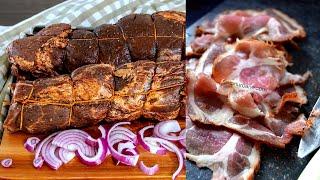 Homemade Smoked Pork Collar Cured with Red Wine (Italian Style Charcuterie) | Savori Urbane