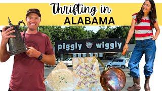 Thrift With Me In Alabama!  Thrifting and Antique Stores