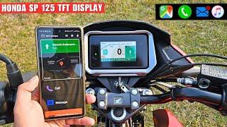 2025 Honda SP 125 New TFT Meter All Features Explain - Navigation, Call & SMS Alert, Music Control