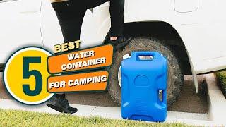 Top 5 Best Water Containers for Camping [Review] - Plastic Water Can/Water Storage Cube [2023]