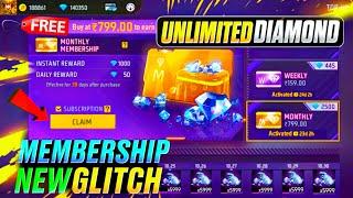 Tried Most Viral Trick  Free Fire  free fire membership glitch unlimited diamond  ROCK GAMING 07